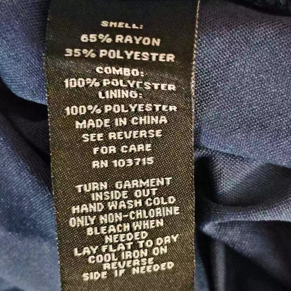 Zac & Rachel Navy Sleeveless Dress 2X - Picture 4 of 6